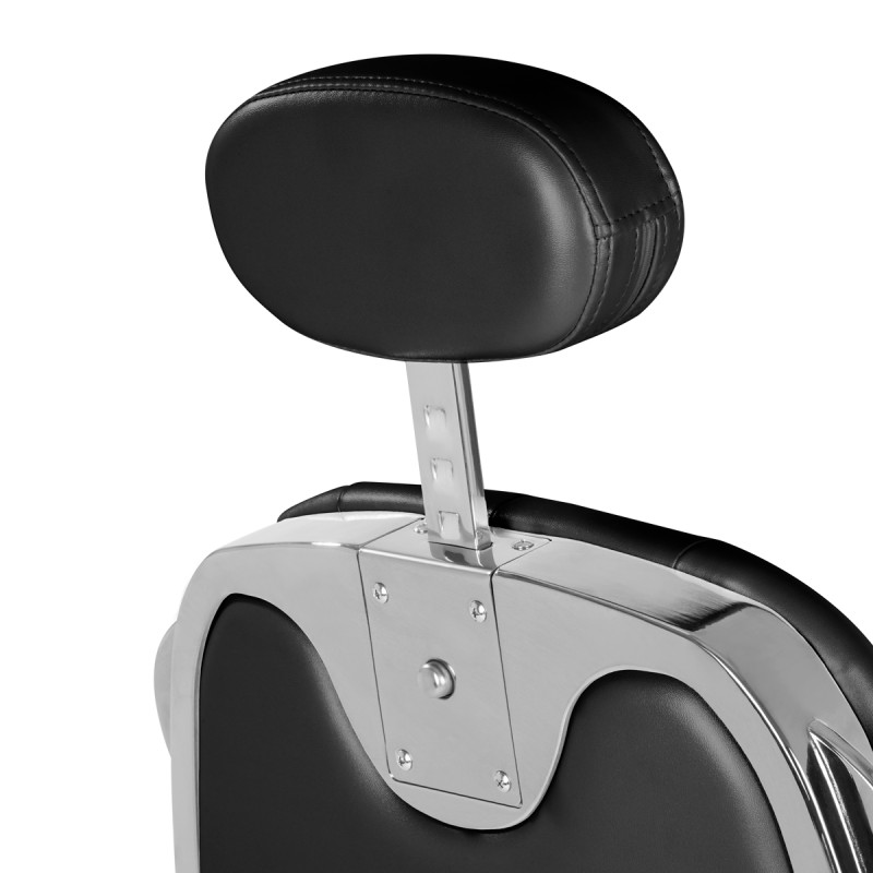 Fotel barberski Gabbiano Francesco czarny