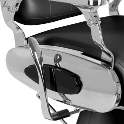 Fotel barberski Gabbiano Francesco czarny