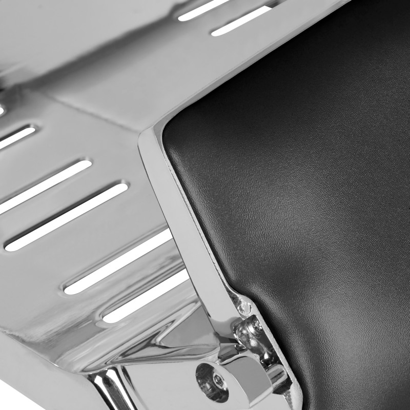 Fotel barberski Gabbiano Francesco czarny