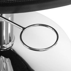 Fotel fryzjerski Gabbiano Parma czarny