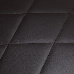 Fotel barberski Hair System BM88066B brązowy na czarnej podstawie