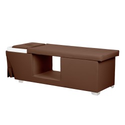 Myjnia fryzjerska z leżanką Head Spa Gabbiano Maldives brązowa