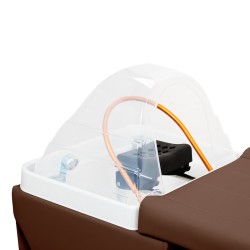 Myjnia fryzjerska z leżanką Head Spa Gabbiano Maldives brązowa