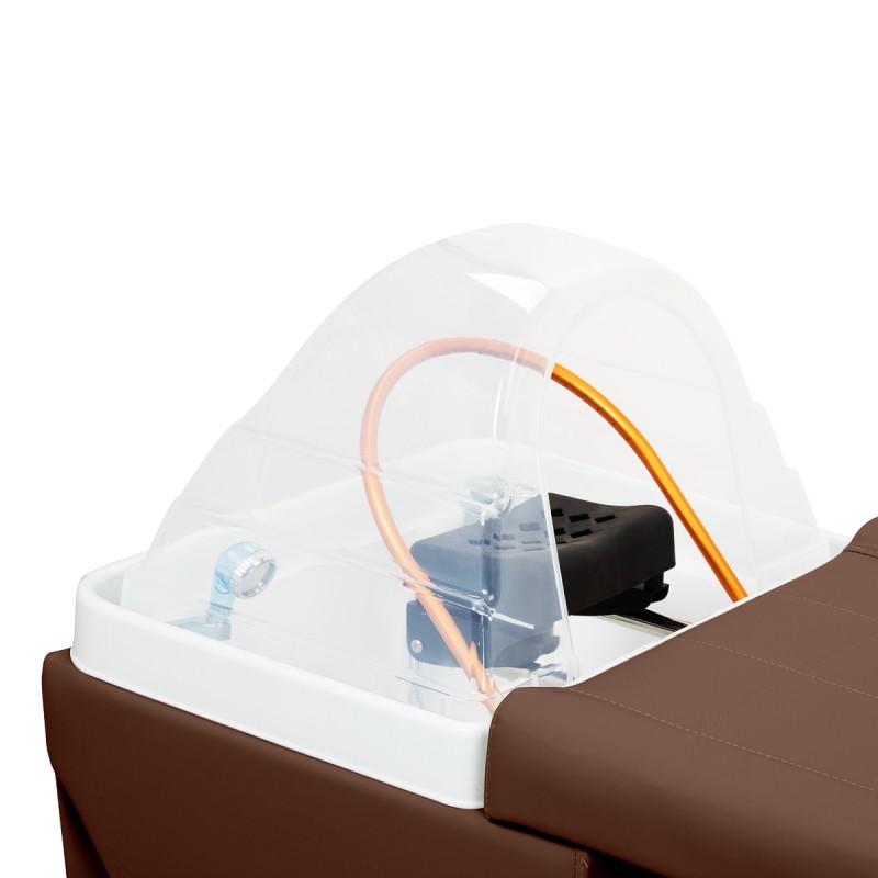 Myjnia fryzjerska z leżanką Head Spa Gabbiano Maldives brązowa