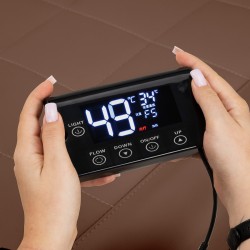 Myjnia fryzjerska z leżanką Head Spa Gabbiano Maldives brązowa