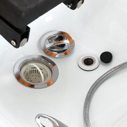 Myjnia fryzjerska z leżanką Head Spa Gabbiano Maldives brązowa