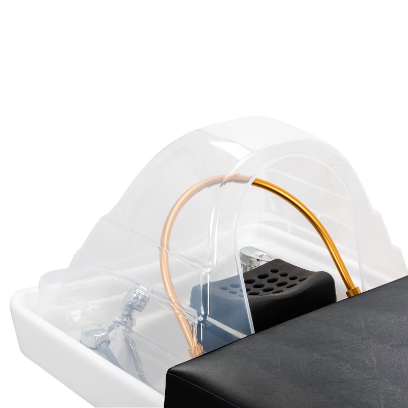 Myjnia fryzjerska z leżanką Head Spa Gabbiano Bali czarna