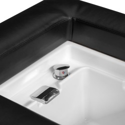 Myjnia fryzjerska z leżanką Head Spa Gabbiano Bali czarna