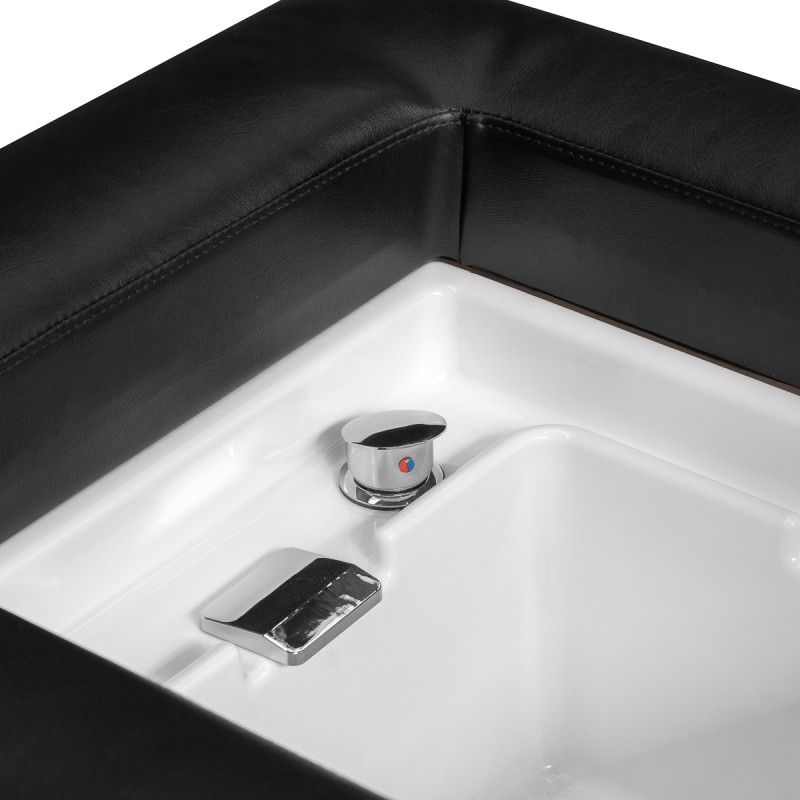 Myjnia fryzjerska z leżanką Head Spa Gabbiano Bali czarna