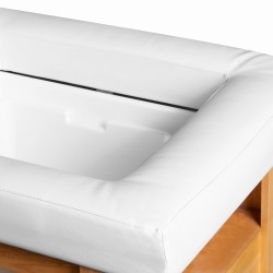 Myjnia fryzjerska z leżanką Head Spa Gabbiano Bali biała