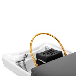 Myjnia fryzjerska z leżanką Head Spa Gabbiano Bali szara