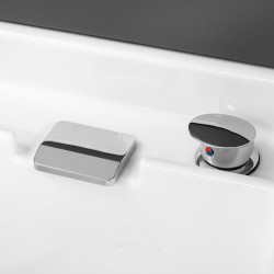 Myjnia fryzjerska z leżanką Head Spa Gabbiano Bali szara