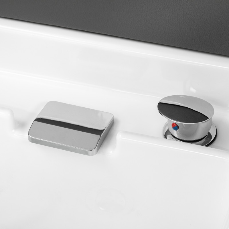 Myjnia fryzjerska z leżanką Head Spa Gabbiano Bali szara