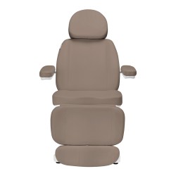 Fotel kosmetyczny elektryczny Sillon Classic 3 silniki szarobrązowy
