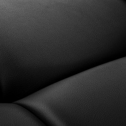 Fotel zabiegowy do rzęs Sillon Alba czarny ze złotą podstawą