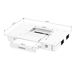 Biurko kosmetyczne G031 z pochłaniaczem Momo professional J-02 białe