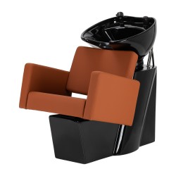 Myjnia fryzjerska Soft Line Tavola brązowa | Solidna