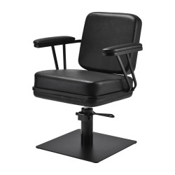 Soft Line fotel fryzjerski Madryt czarny | Solidny