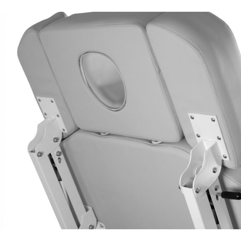 Fotel kosmetyczny Zenith szary z podgrzewaniem -Fotele kosmetyczne elektryczne- 