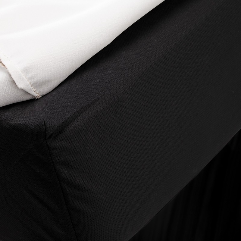 Leżanka SPA Sillon Siesta kremowa z czarną podstawą