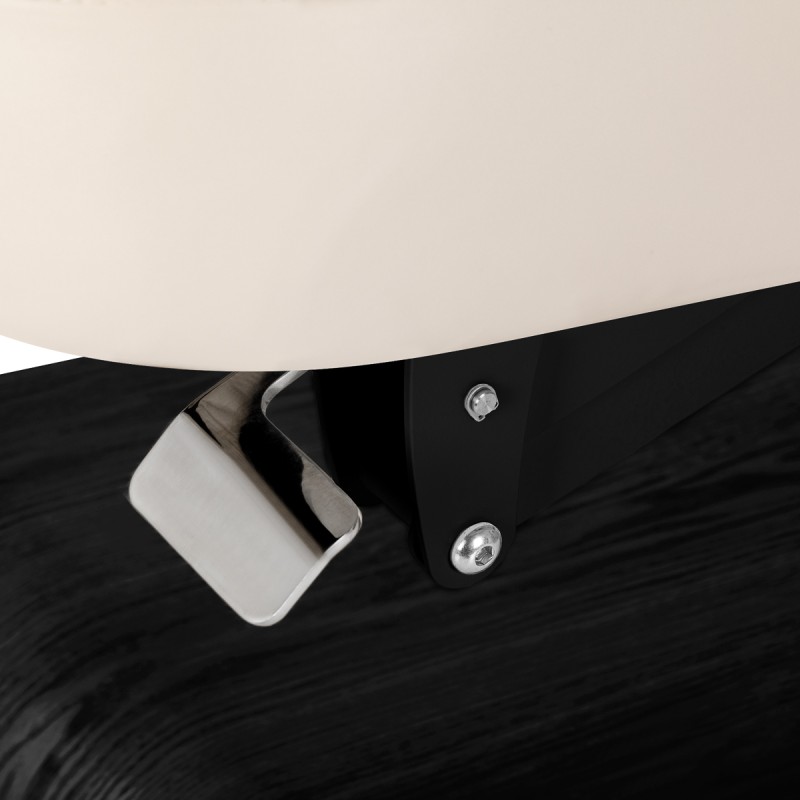 Leżanka SPA Sillon Relax kremowa z czarną podstawą