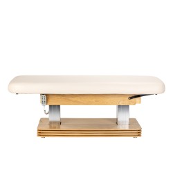 Leżanka SPA Sillon Comfort kremowa z jasnobrązową podstawą