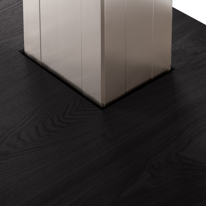 Leżanka SPA Sillon Comfort kremowa z czarną podstawą