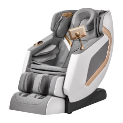 Fotel masujący Sakura Classic 306 biało-szary -Fotele do masażu- 