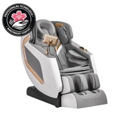 Fotel masujący Sakura Classic 306 biało-szary -Fotele do masażu- 