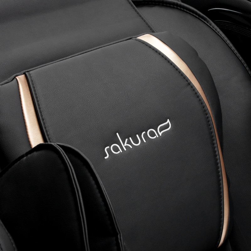 Fotel masujący Sakura Maximus 809 3D czarny