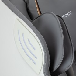 Fotel masujący Sakura Maximus 809 3D biało szary