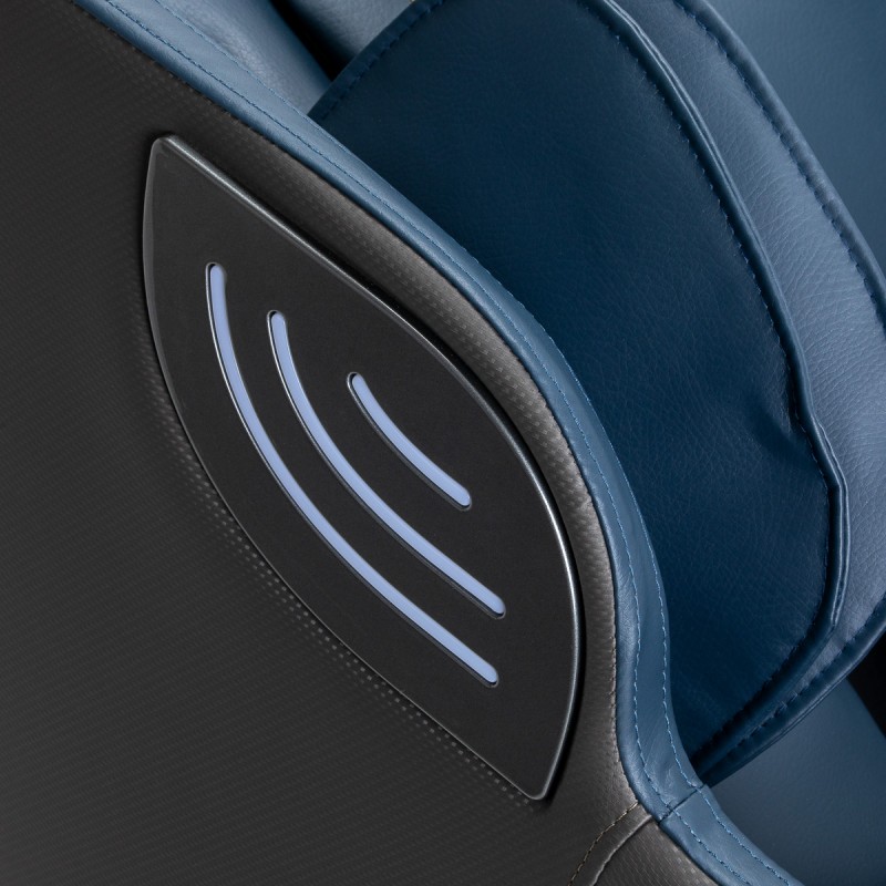 Fotel masujący Sakura Maximus 809 3D szaro niebieski