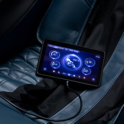 Fotel masujący Sakura Maximus 809 3D szaro niebieski