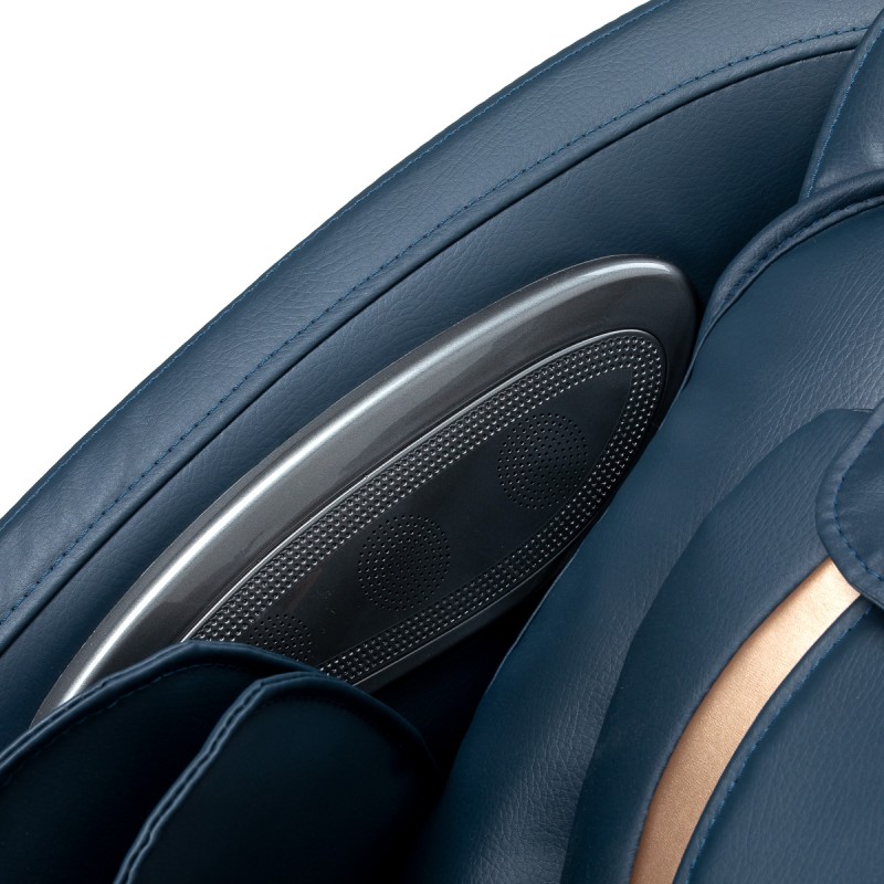 Fotel masujący Sakura Maximus 809 3D szaro niebieski