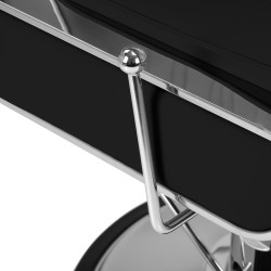 Fotel barberski Gabbiano Rufo czarny