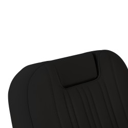 Fotel barberski Gabbiano Rufo czarny