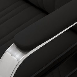 Fotel barberski Gabbiano Rufo czarny