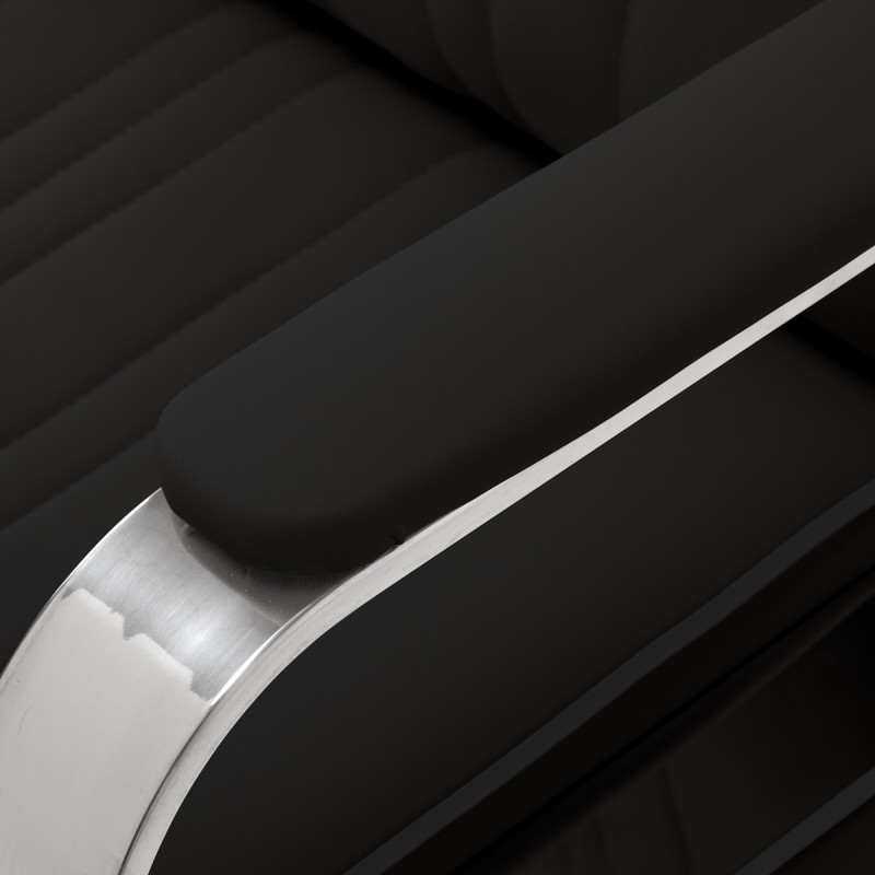 Fotel barberski Gabbiano Rufo czarny