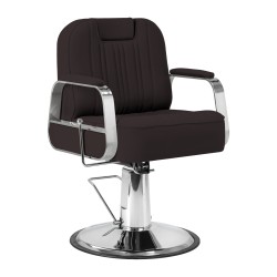 Fotel barberski Gabbiano Rufo brązowy