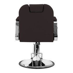 Fotel barberski Gabbiano Rufo brązowy