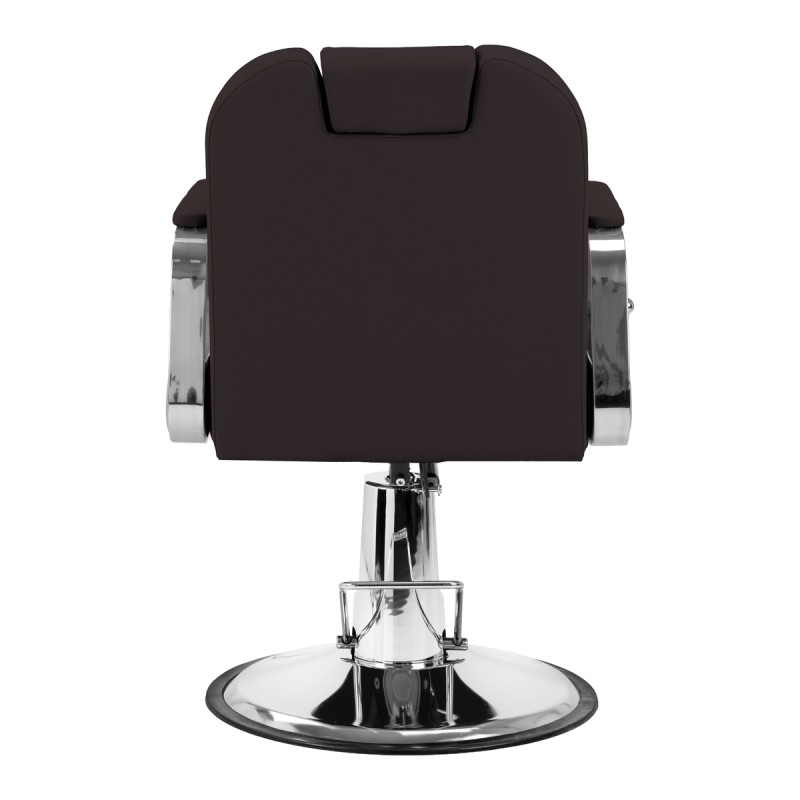 Fotel barberski Gabbiano Rufo brązowy