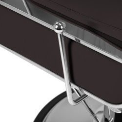 Fotel barberski Gabbiano Rufo brązowy