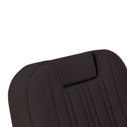 Fotel barberski Gabbiano Rufo brązowy