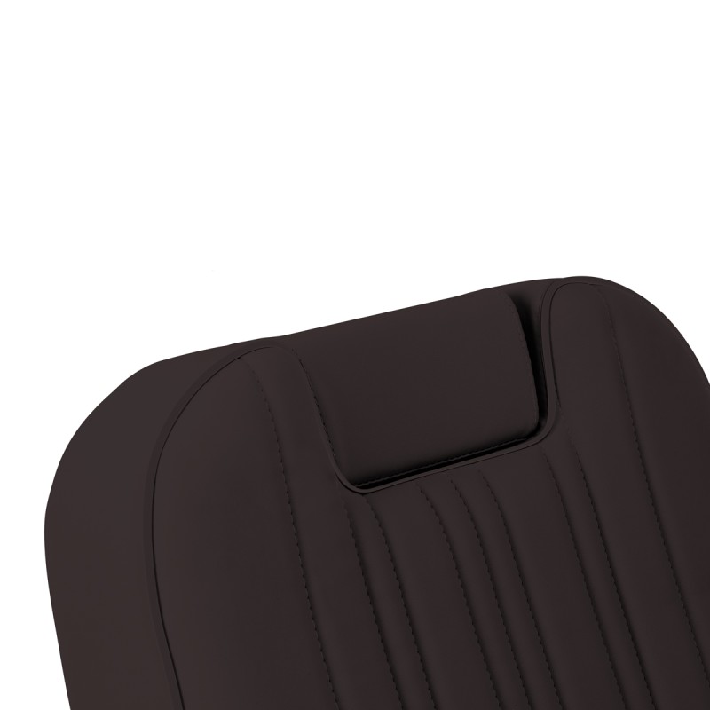 Fotel barberski Gabbiano Rufo brązowy