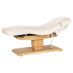 Leżanka elektryczna NOLISSAN Rotal kremowa -Łóżka kosmetyczne- 