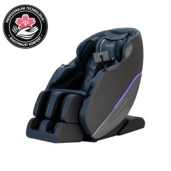 Fotel masujący Sakura Maximus 809 3D | szaro-niebieski -Fotele do masażu- 
