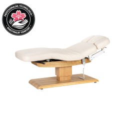 Leżanka elektryczna NOLISSAN Rotal kremowa -Łóżka kosmetyczne- 