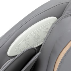 Fotel masujący Sakura Maximus 809 3D biało szary