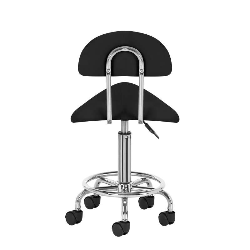 Taboret kosmetyczny 6001 czarny