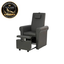 Fotel SPA Pedicure PIRA - Czarny | Solidny, Elektryczny